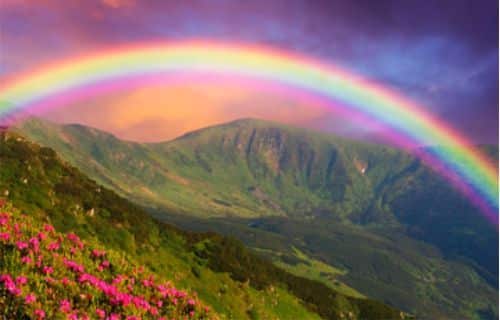 cuando se puede ver un arco iris