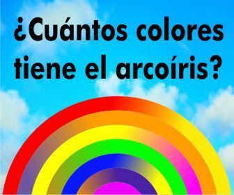 cuantos colores tiene el arco iris
